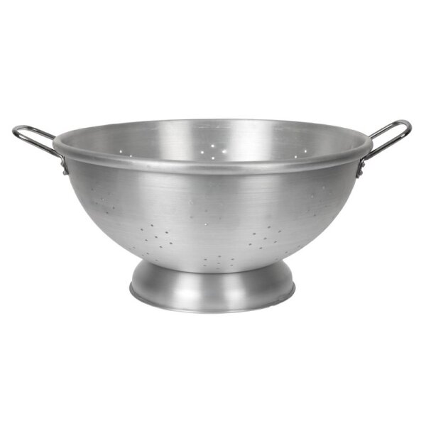 Stalgast rundes Edelstahl Sieb 47cm - Griffe - Abtropfsieb für Küche  - matt