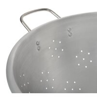 Stalgast rundes Edelstahl Sieb 47cm - Griffe - Abtropfsieb für Küche  - matt