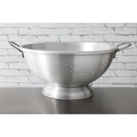 Stalgast rundes Edelstahl Sieb 47cm - Griffe - Abtropfsieb für Küche  - matt
