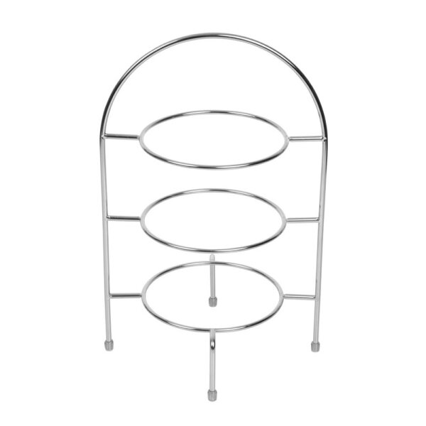Olympia Afternoon Etagere – 3-stufiger Tellerständer für Kuchen & Sandwiches bis 27 cm