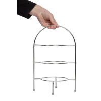 Olympia Afternoon Etagere – 3-stufiger Tellerständer für Kuchen & Sandwiches bis 27 cm