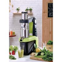 Santos Nutrisantos 65 – Professionelle Cold Press Saftpresse, Slow Juicer mit Edelstahlgehäuse