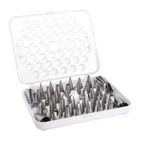 Vogue Tortendekoration Spritztüllen Set 52 verschiedene Tuben