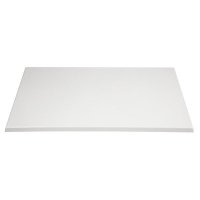 Bolero Rechteckige Tischplatte Weiß