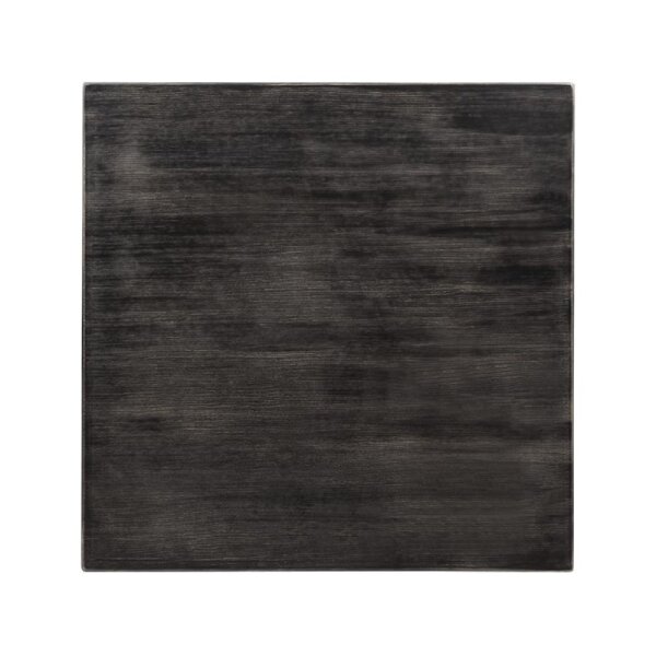 Bolero vorgebohrte quadratische Tischplatte Vintage Black 700Mm