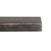 Bolero vorgebohrte quadratische Tischplatte Vintage Black 700Mm