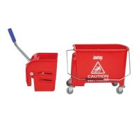 Jantex Moppeimer Mit Mopppresse Rot 20L