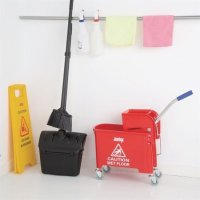 Jantex Moppeimer Mit Mopppresse Rot 20L