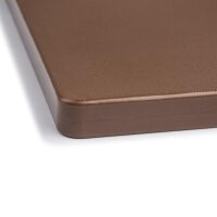 Hygiplas Ldpe Extra Dickes Schneidebrett Braun 45X30X2Cm