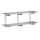 Gastro M Edelstahlwandregal 100Cm Breit