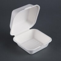 Fiesta Compostable Kompostierbare Zuckerrohr Burgerboxen 15,3Cm
