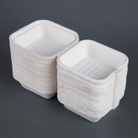 Fiesta Compostable Kompostierbare Zuckerrohr Burgerboxen 15,3Cm