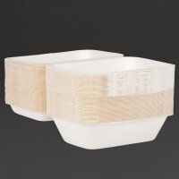 Fiesta Compostable Kompostierbare Zuckerrohr Klappdeckelbehälter 18,2Cm