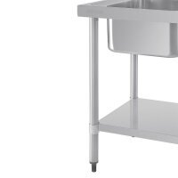 Vogue Spüle Doppelspüle Abtropffläche Rechts 150Cm