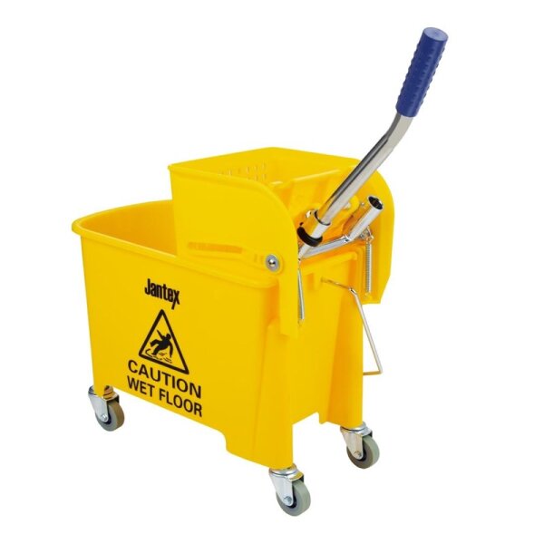 Jantex Moppeimer mit Mopppresse gelb 20L