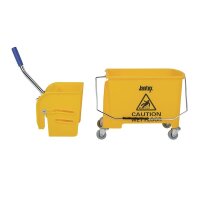 Jantex Moppeimer mit Mopppresse gelb 20L