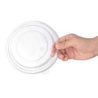 Fiesta Recyclable PET-Deckel für runde Salatschalen FB196, FB197, FB198