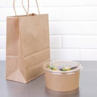 Fiesta Recyclable PET-Deckel für runde Salatschalen FB196, FB197, FB198