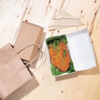 Fiesta Compostable Kompostierbare Hamburgerboxen Kraft...