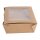 Fiesta Recycelbare Salatbox mit PET-Fenster 1600ml (Packung mit 100 Stück)