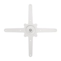 Bolero Tischfuß rund aus Gusseisen in weiß Ø580mm