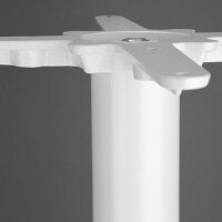 Bolero Tischfuß rund aus Gusseisen in weiß Ø580mm