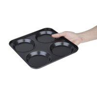 Vogue Antihaftbeschichtete Yorkshire-Pudding-Formen 4 Formen
