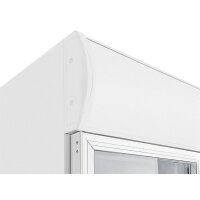 Polar Kühlschrank mit 3 Glastür und Werbekasten...