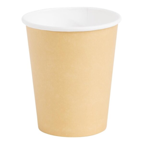 Fiesta Recyclable Coffee To Go Becher 230Ml Hellbraun X1000 (1000 Stück)