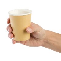 Fiesta Recyclable Coffee To Go Becher 230Ml Hellbraun X1000 (1000 Stück)