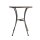 Bolero Runder Bistrotisch In Schlankem Design Stahl Grau 60Cm
