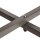 Bolero Runder Bistrotisch In Schlankem Design Stahl Grau 60Cm