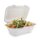 Vegware Kompostierbare Einweg Menüboxen Mit Klappdeckel Aus Bagasse 22,8Cm
