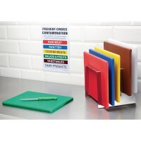 Hygiplas Ldpe Schneidebrett Rot 30,5X22,9X1,2Cm