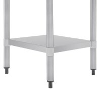 Vogue Arbeitstisch 900x600x700mm mit Grundboden aus Edelstahl