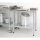 Vogue Arbeitstisch 900x600x700mm mit Grundboden aus Edelstahl