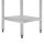 Vogue Arbeitstisch 900x600x700mm mit Grundboden aus Edelstahl