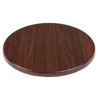 Bolero runde Tischplatte dunkelbraun 80cm