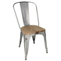 Bolero Bistro Stühle aus verzinktem Stahl mit...