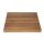 Bolero Tischplatte quadratisch in Eiche rustikal und 600x600x48mm