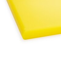 Hygiplas Schneidebrett klein aus Polyethylen in gelb für Geflügel
