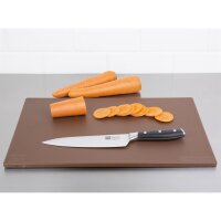 Hygiplas Ldpe Schneidebrett Braun 45X30X1Cm