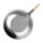 Vogue Wok milder Stahl flacher Boden 35,6(Ø)cm