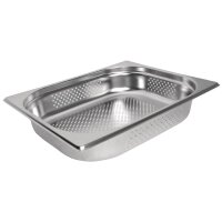 Vogue Gn-Behälter Edelstahl 15Cm Gn1/2 Gelocht
