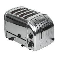Dualit Kombi-Toaster  Edelstahl 4 Schlitze