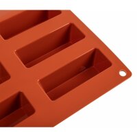 Pavoni Formaflex Backform Silikon 9 Rechteckige Küchlein