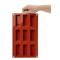 Pavoni Formaflex Backform Silikon 9 Rechteckige Küchlein