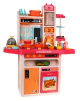 Stilvolle rosa Küche für Kinder 3+ Wasserhahn +...