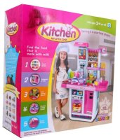 Riesige rosa Kinderküche mit 3+ interaktiven...