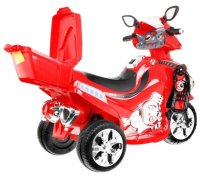 Batteriebetriebenes Motorrad F928 für Kinder, Rot +...